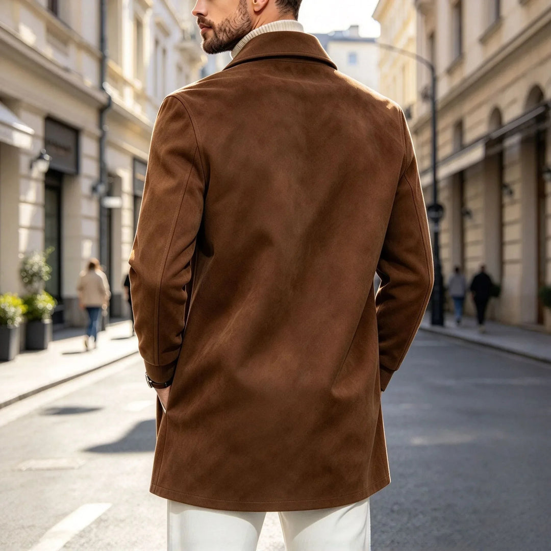 Harrington Suede Car Coat
