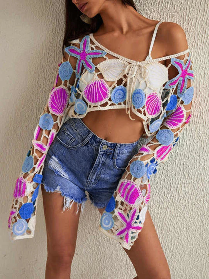 Sunset Reef Knit Top