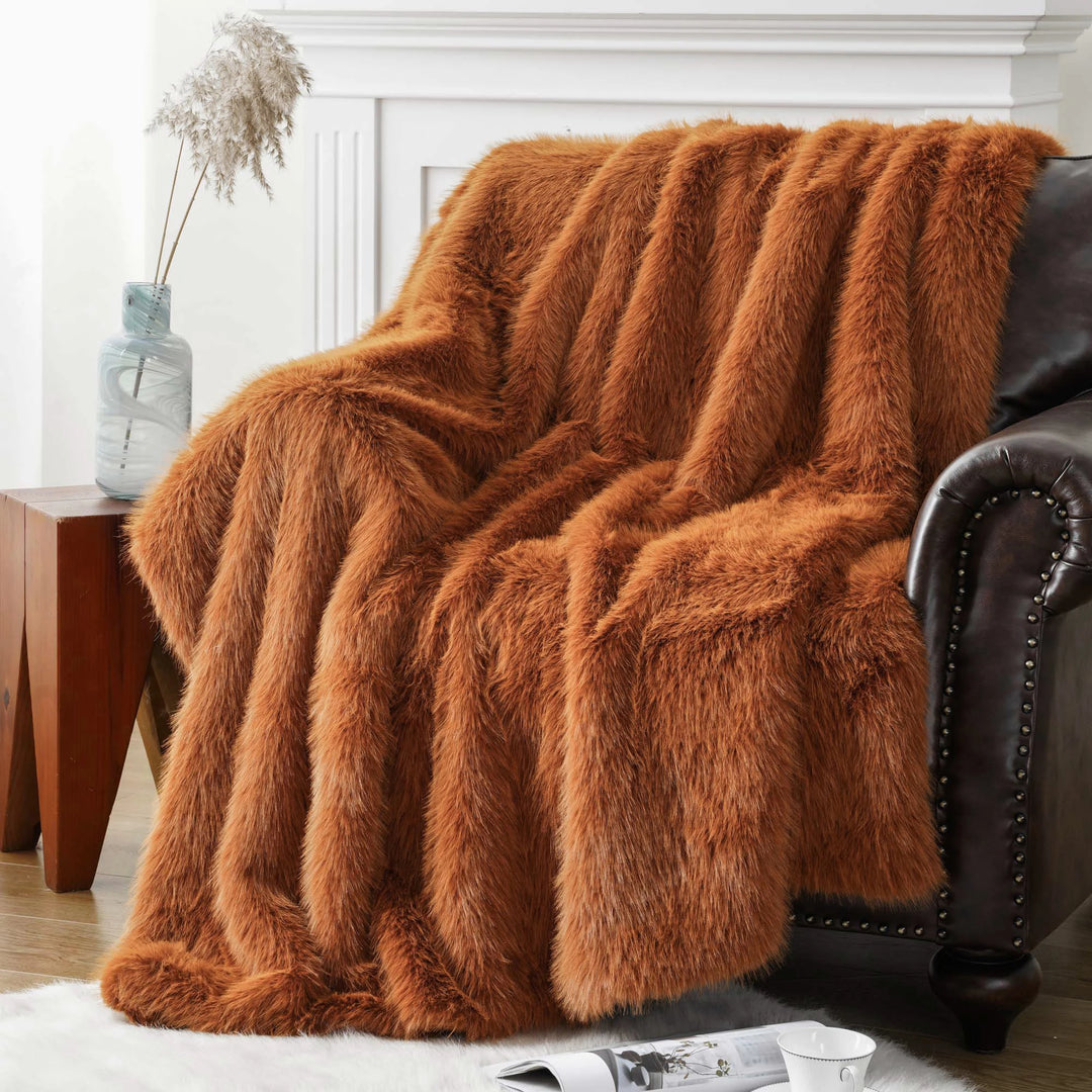 Haven Faux Fur Throw Blanket
