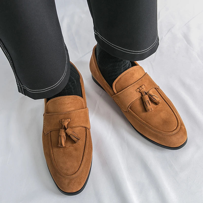 Cambridge Suede Tassel Loafer