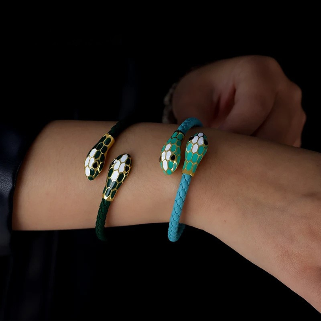 Viper Twin-Serpent Cuff
