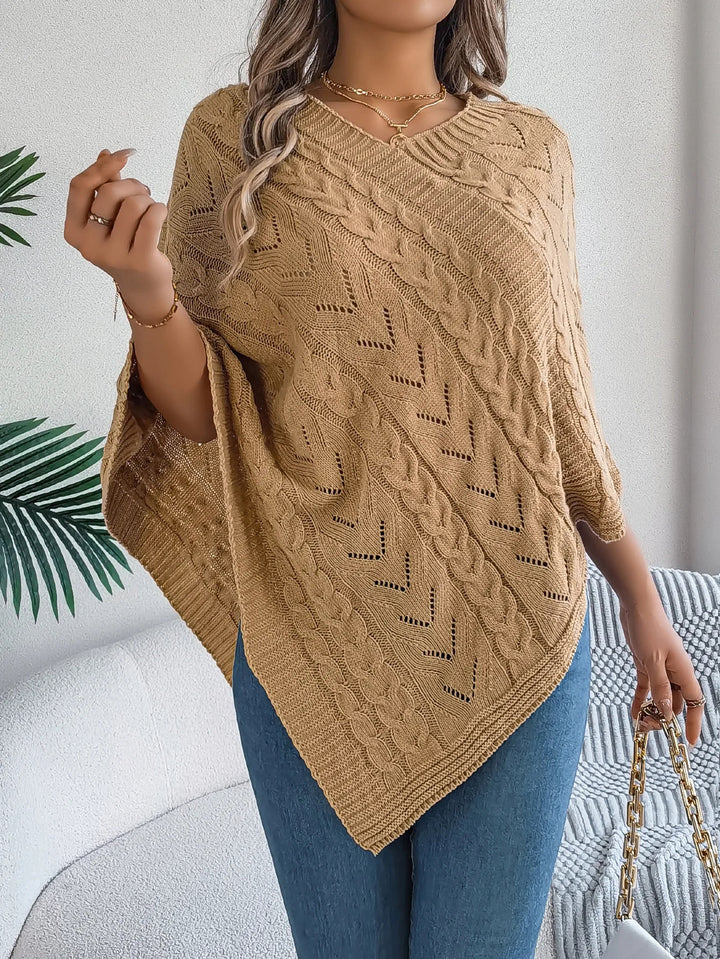 Novena Knit Sweater Poncho