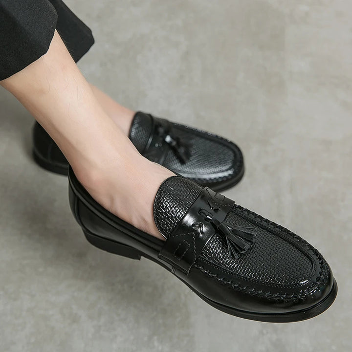 Belmont Woven Tassel Loafers