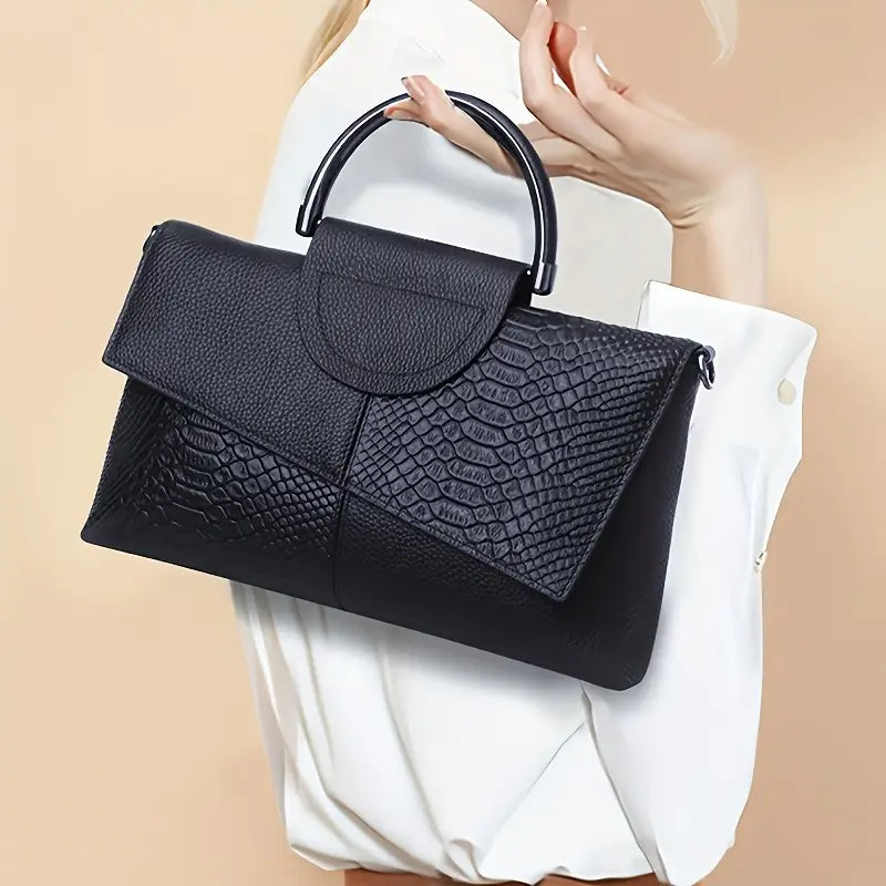 Serpenza Snake Embossed Bag