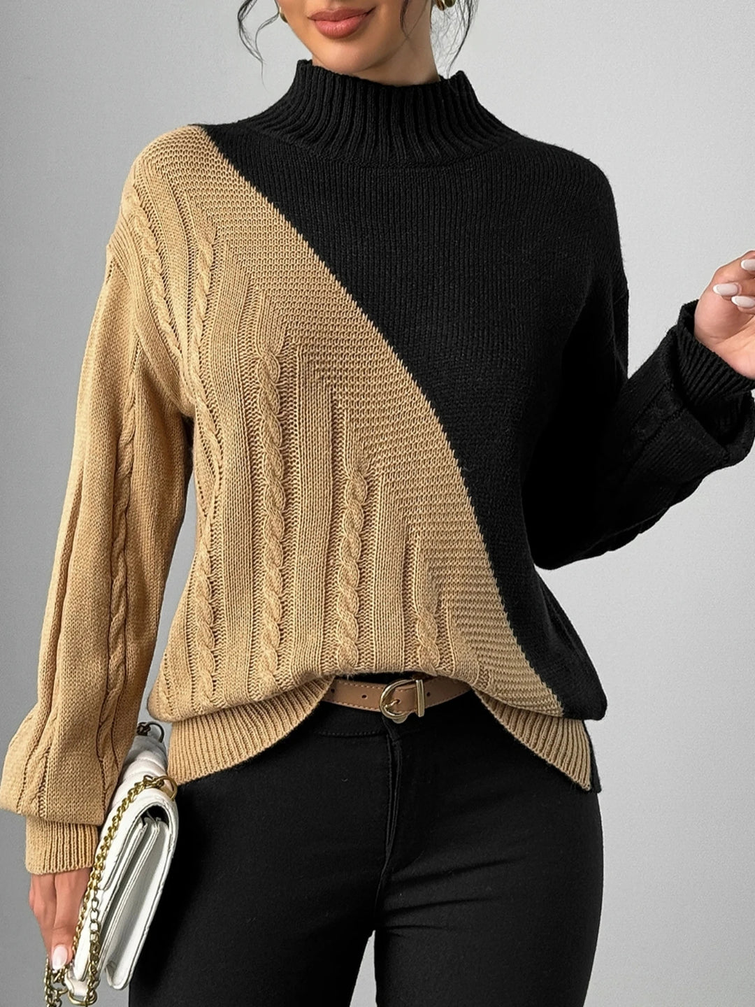 Vivia Two-Tone Sweater