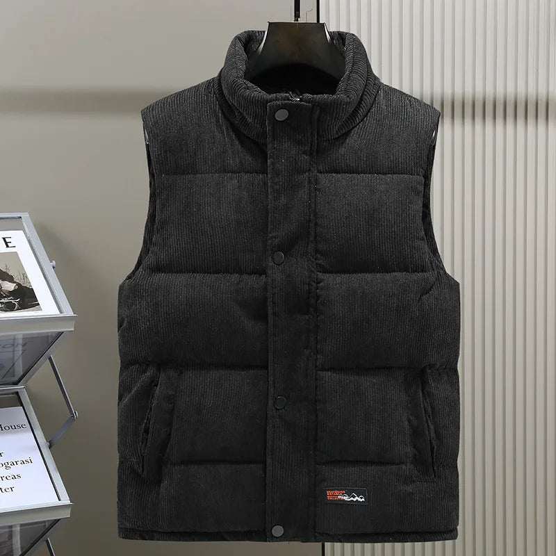 Alpine Ribbed Puffer Vest