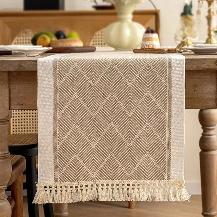 Tessa Fringe Table Runner