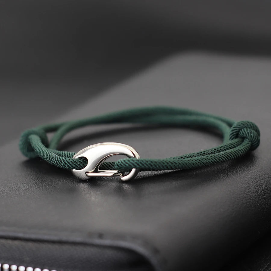 Hook & Hollow Rope Bracelet