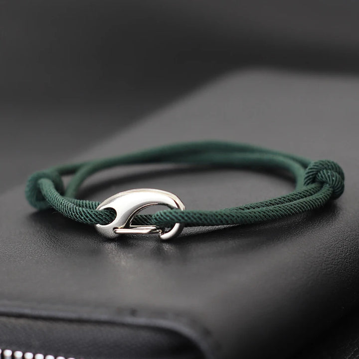 Hook & Hollow Rope Bracelet