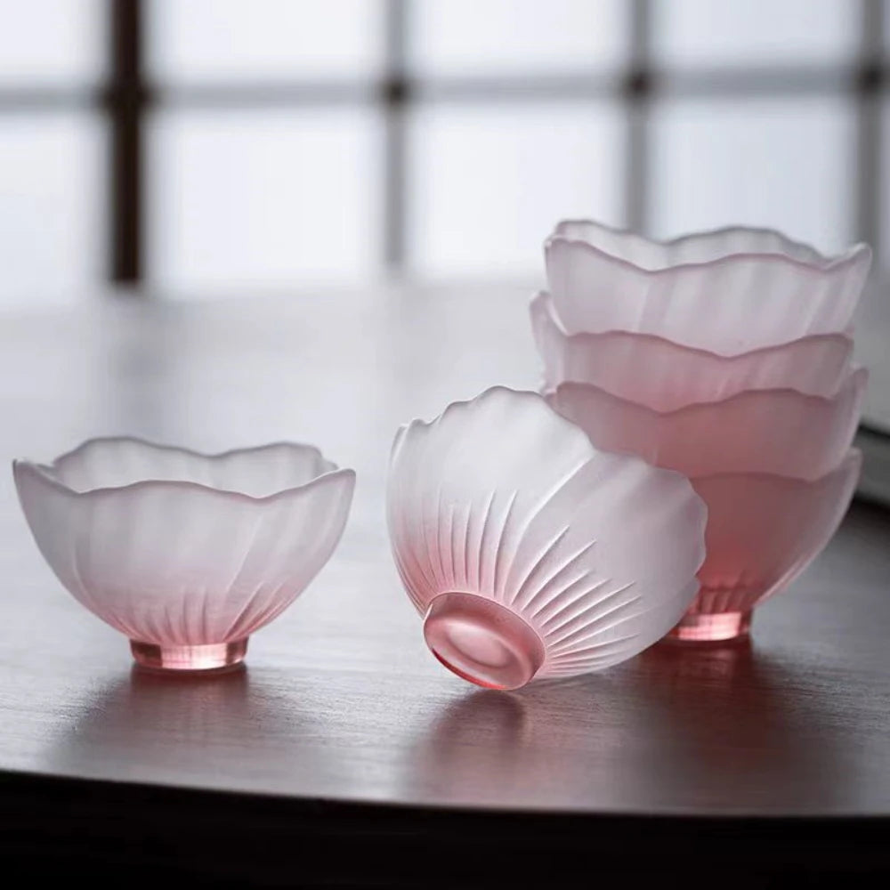 Lotus Frost Tea Cup Set