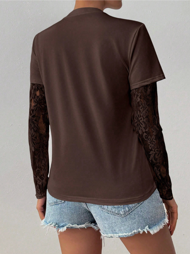 Mirelle Lace Layered Tee