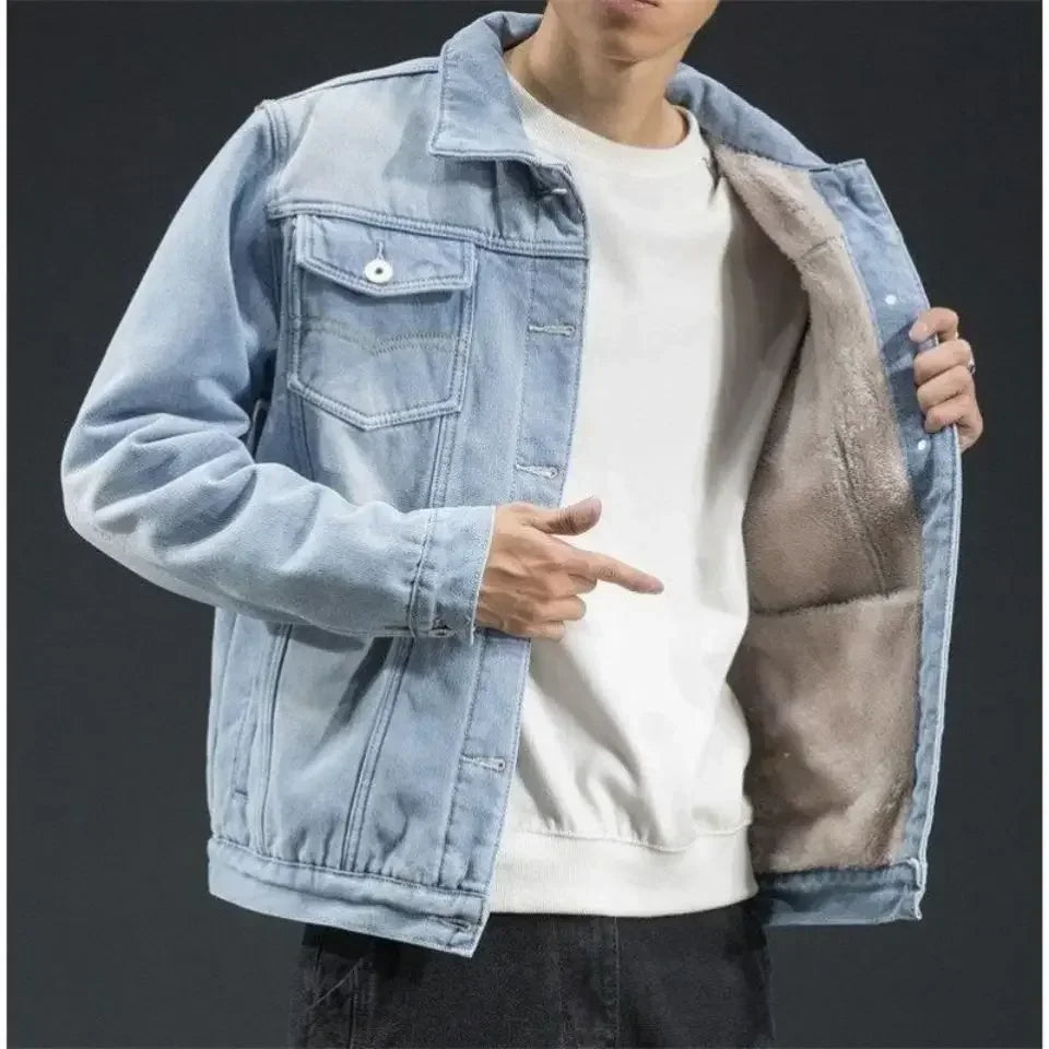 Avalon Sherpa Lined Denim Jacket