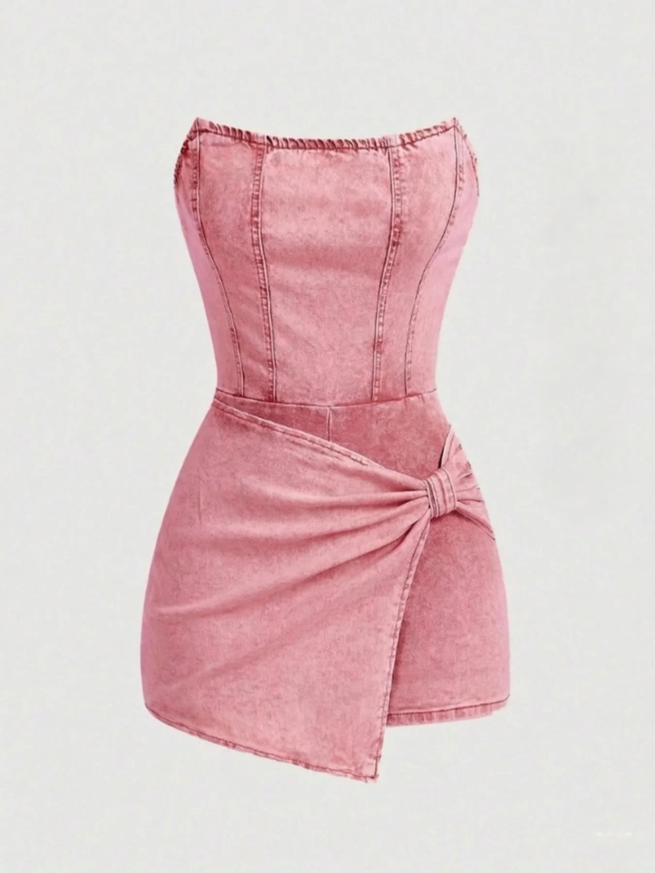 Milan Denim Romper