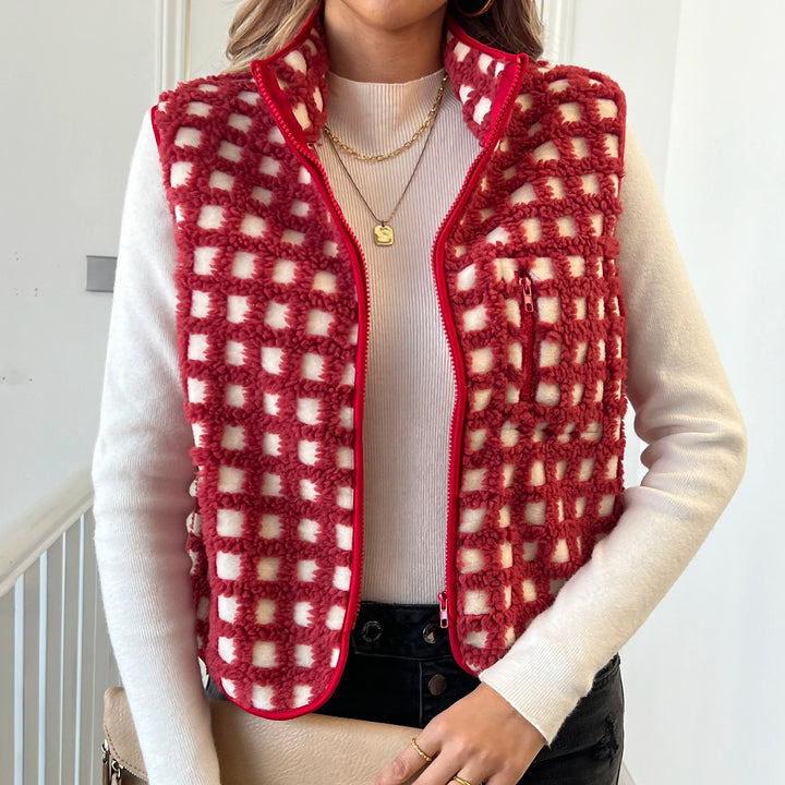 Montclair Sherpa Check Vest