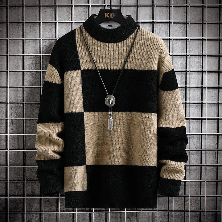 Regent Check Knit Sweater