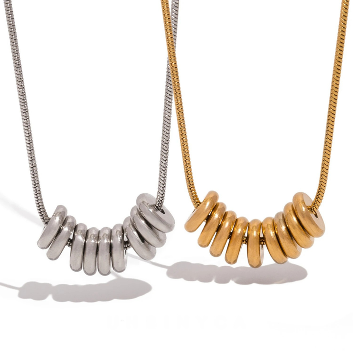 Halo Disc Chain Necklace