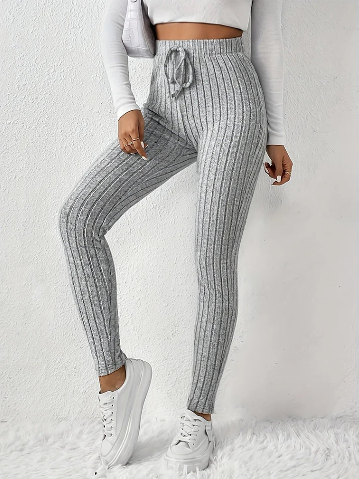 High-Rise Ribbed Legging