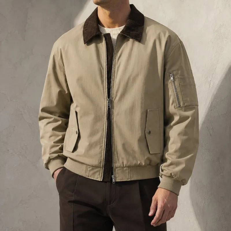 Huxley Contrast Collar Jacket