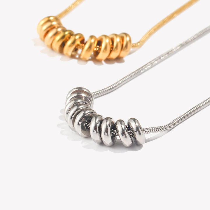 Halo Disc Chain Necklace