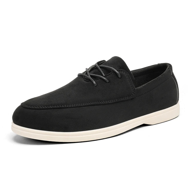 Delano Lace-up Suede Loafer