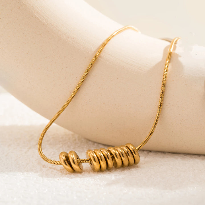 Halo Disc Chain Necklace