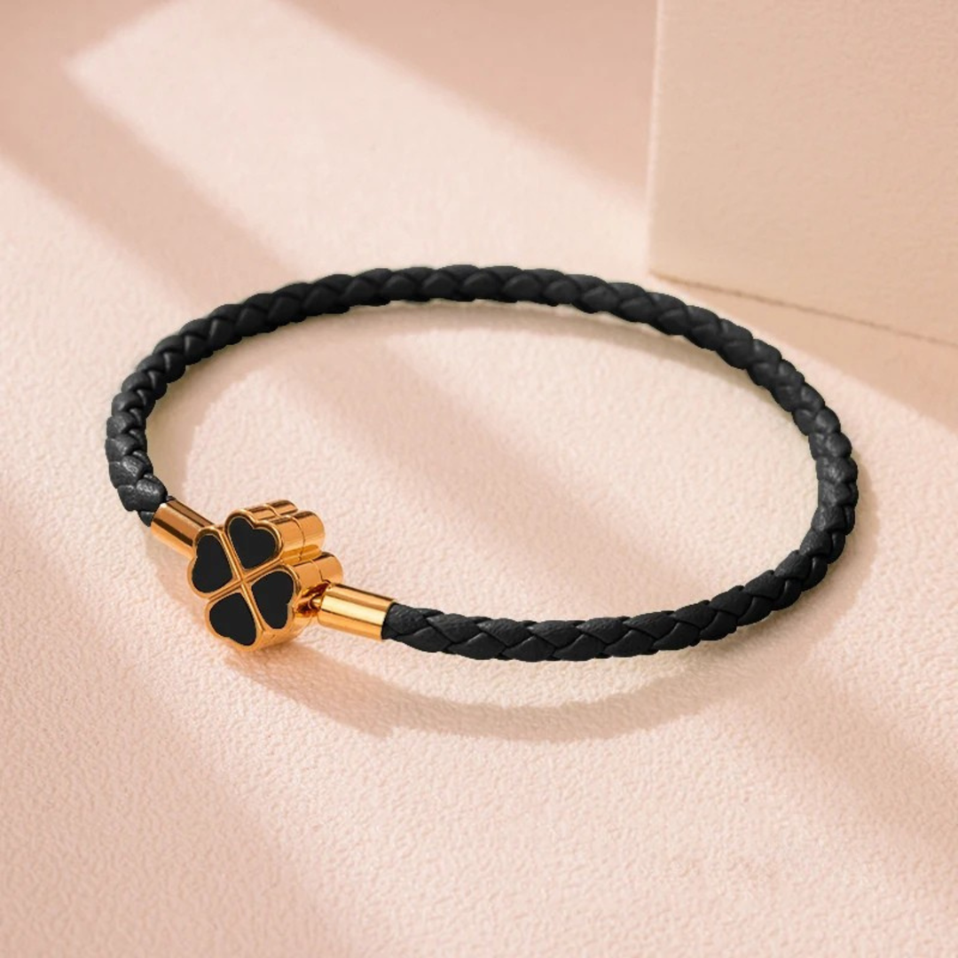 Four-Leaf Braided Bracelet
