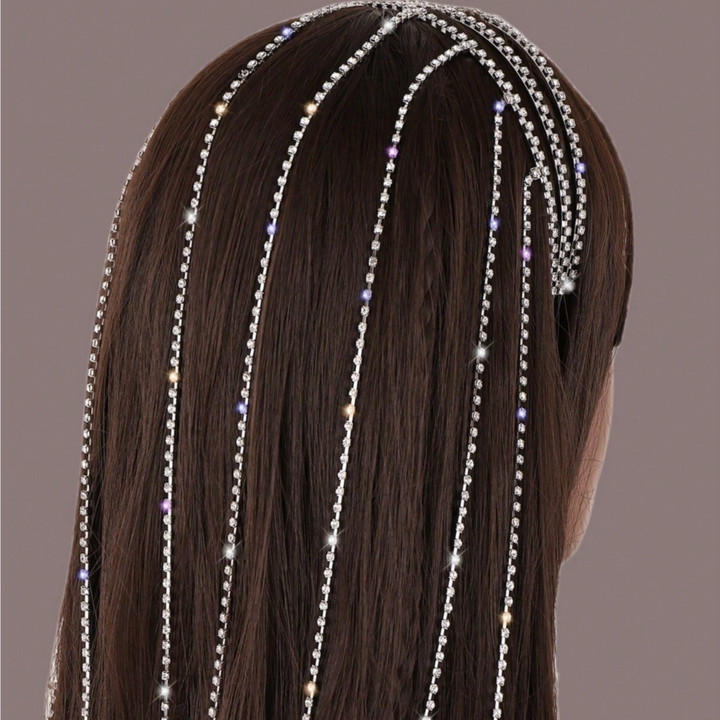 Glimmer Diamond-Drip Head Chain