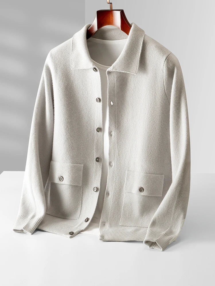 Prestige Merino Wool Cardigan