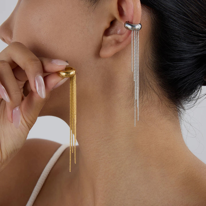 Chainfall Ear Cuff