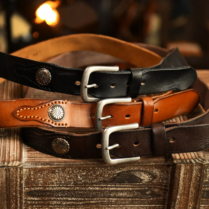 Saddle Ridge Leather Belt