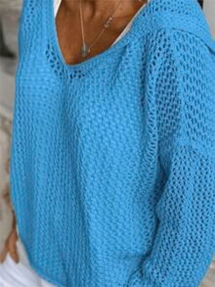 Meadow Open-Knit Hoodie