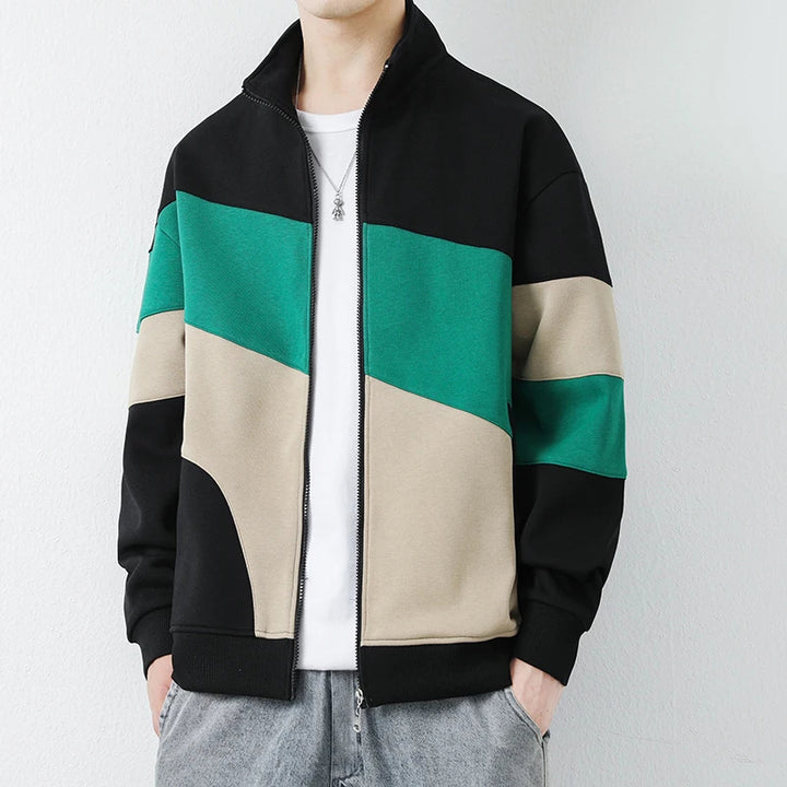 Zephyr Color Block Zip Jacket