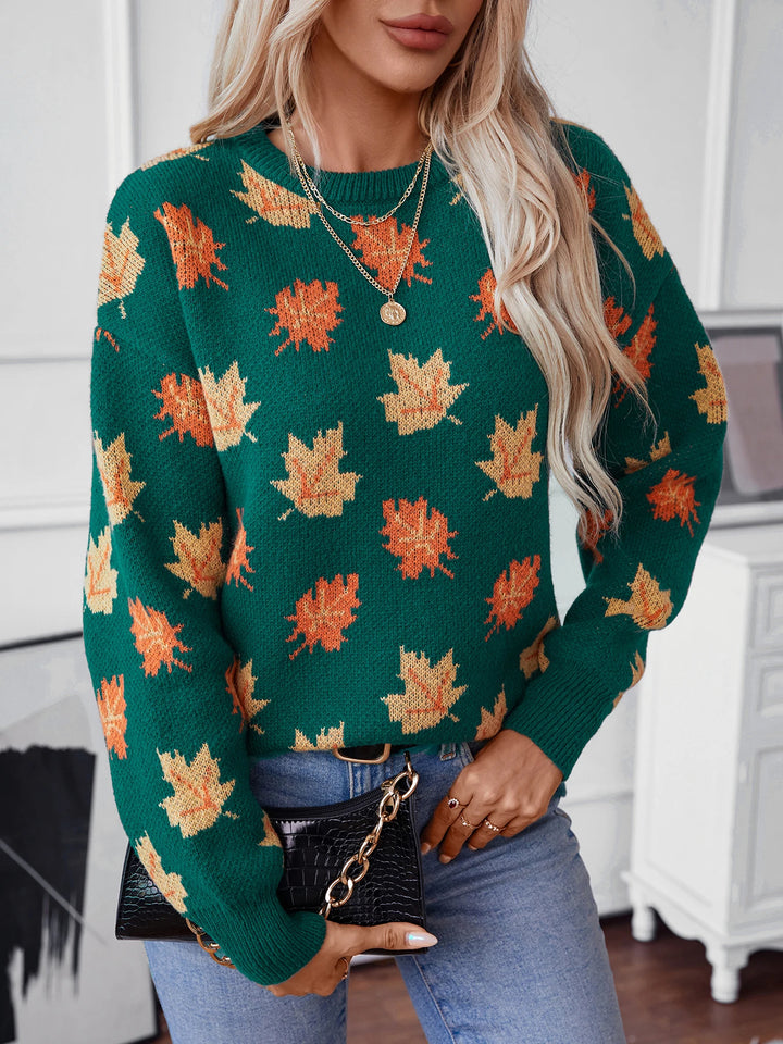 Autumn Hues Knit Sweater