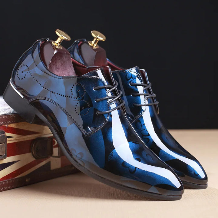 Cavell Patent Derby Oxford