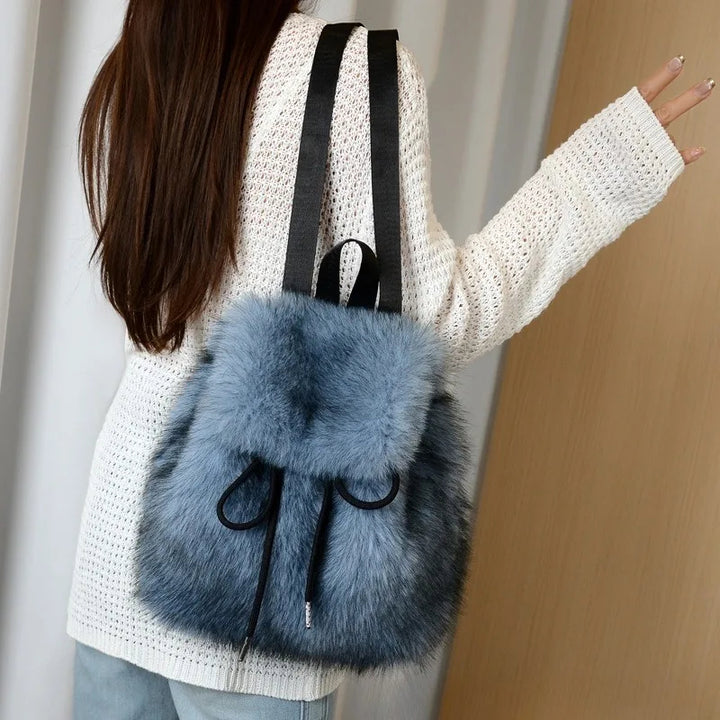 Plush Theory Faux Fur Backpack