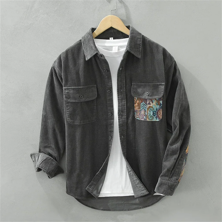 Patch-Theory Corduroy Shirt