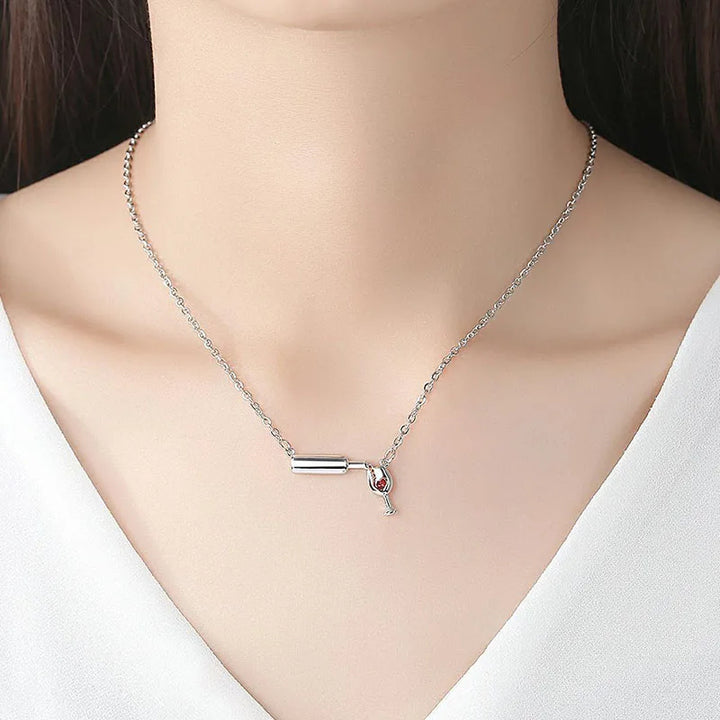 Merlot Muse Pendant Necklace