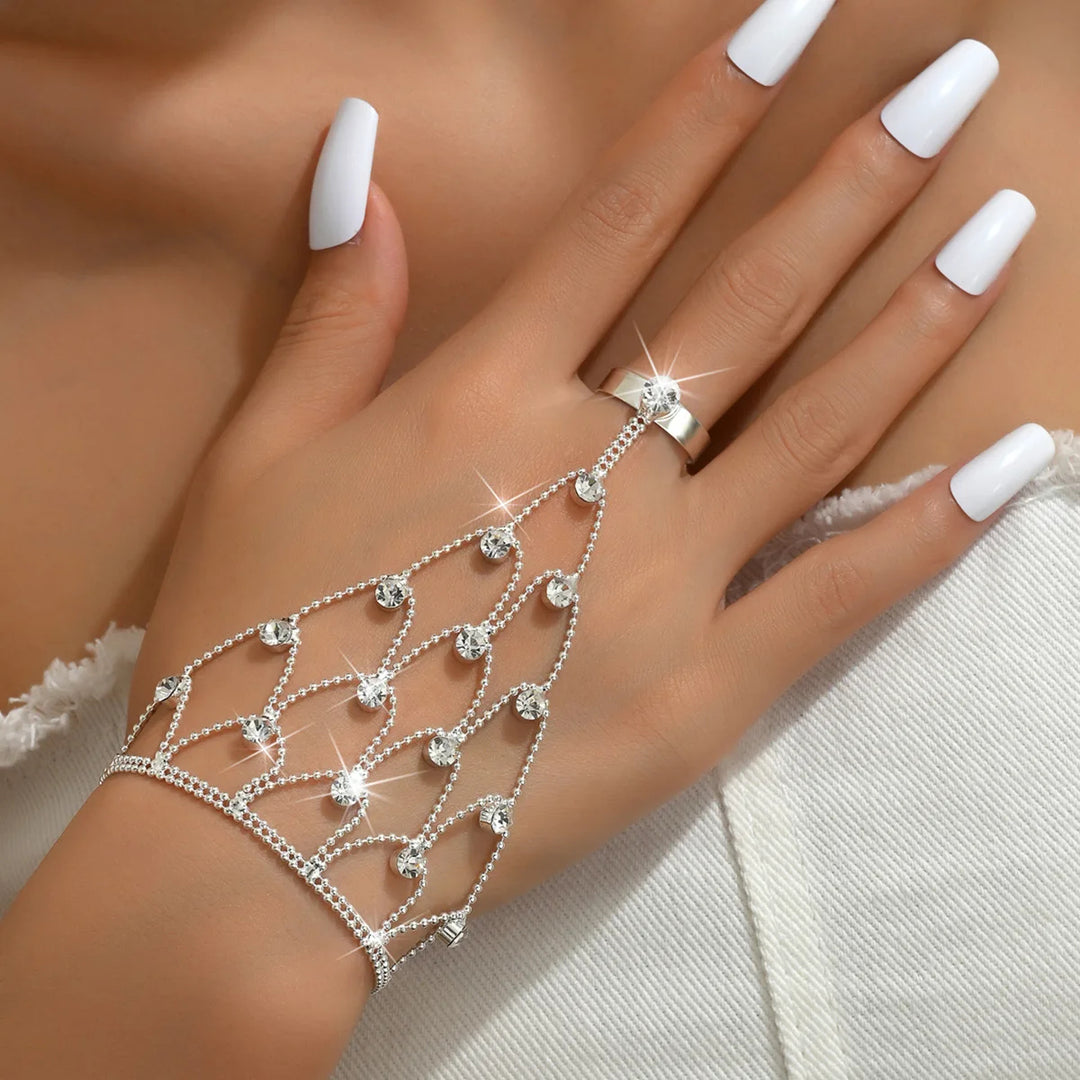 Cascade Mesh Hand Chain