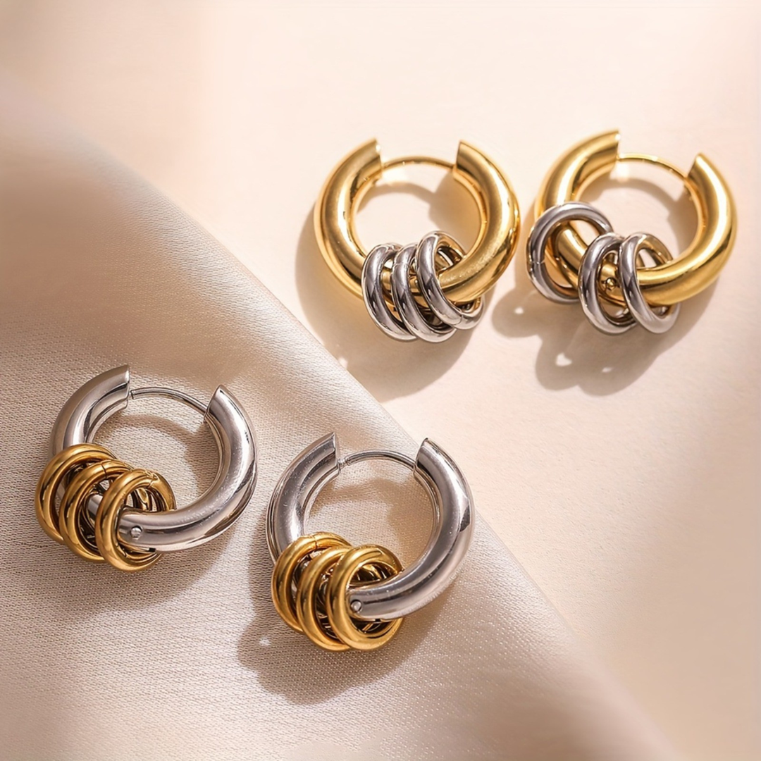 Halo Hoop Earrings