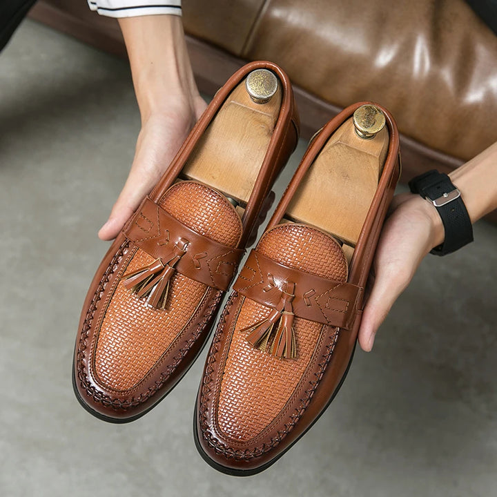 Belmont Woven Tassel Loafers