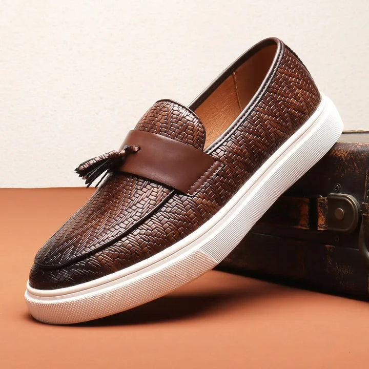 Cavallo Woven Leather Loafer