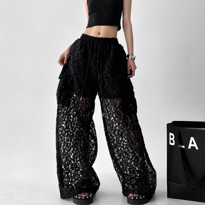 Maison Lace Cargo Pant
