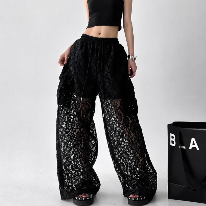 Maison Lace Cargo Pant