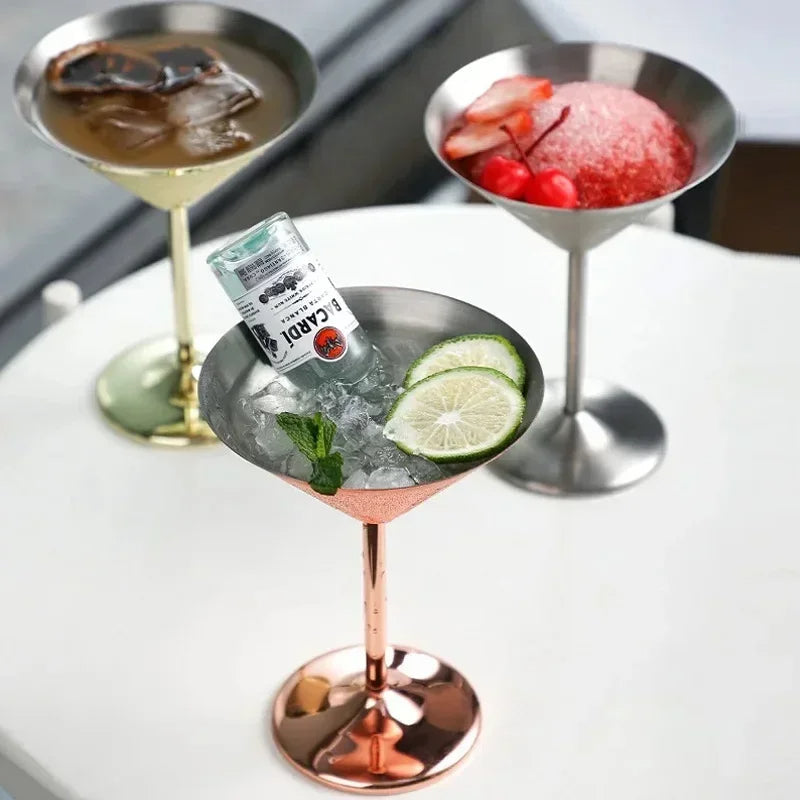 Luxe Stainless Steel Martini Set