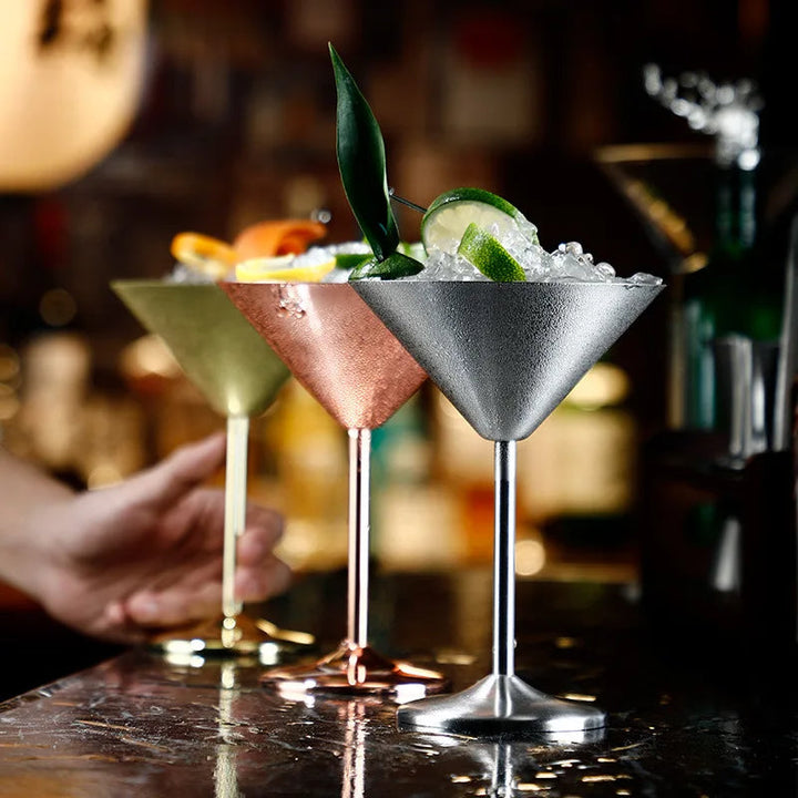Luxe Stainless Steel Martini Set
