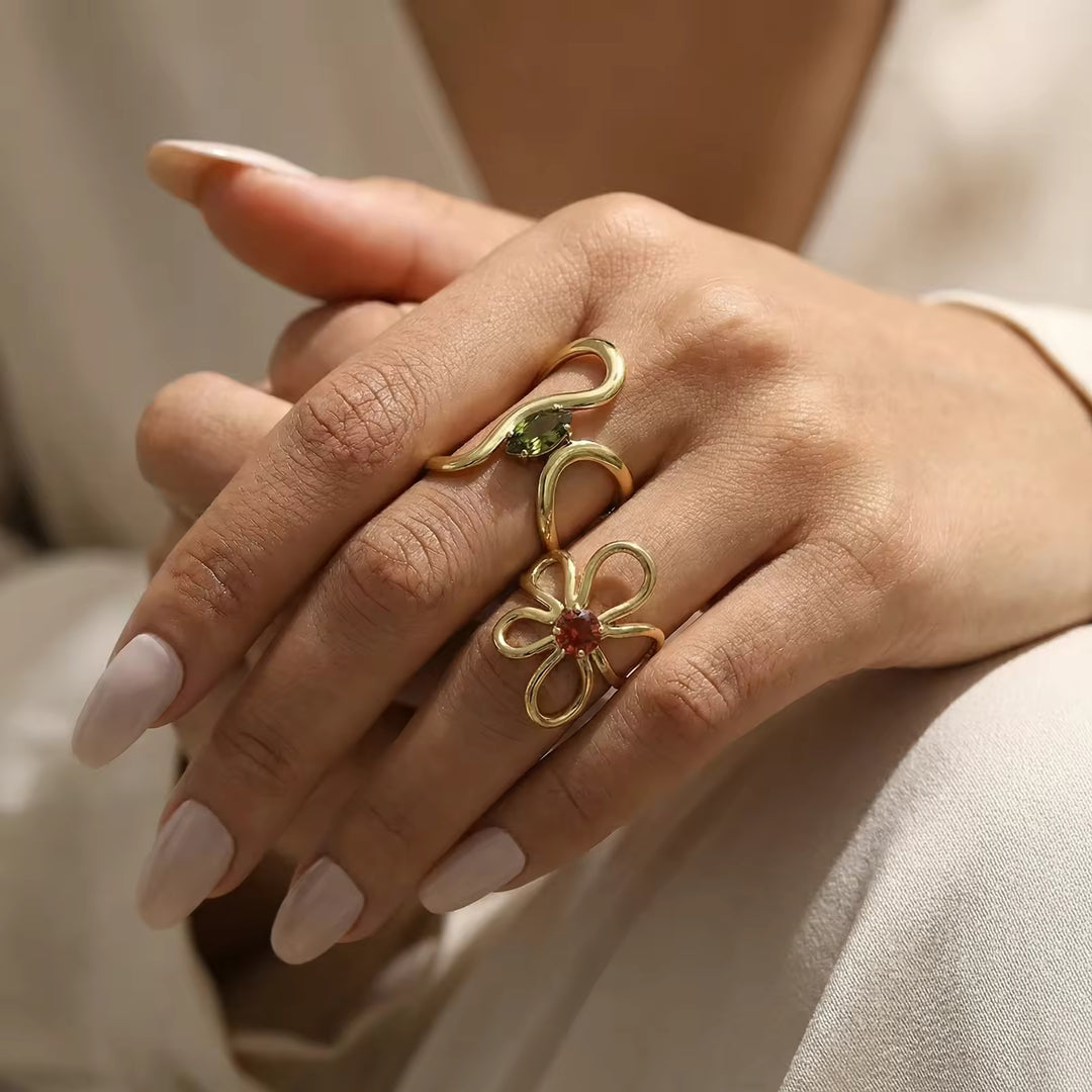 Fleur Wave Ring