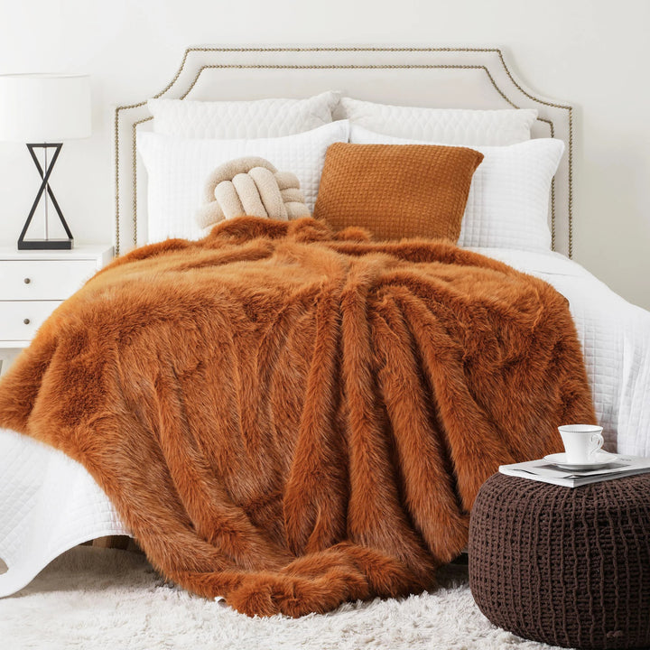 Haven Faux Fur Throw Blanket