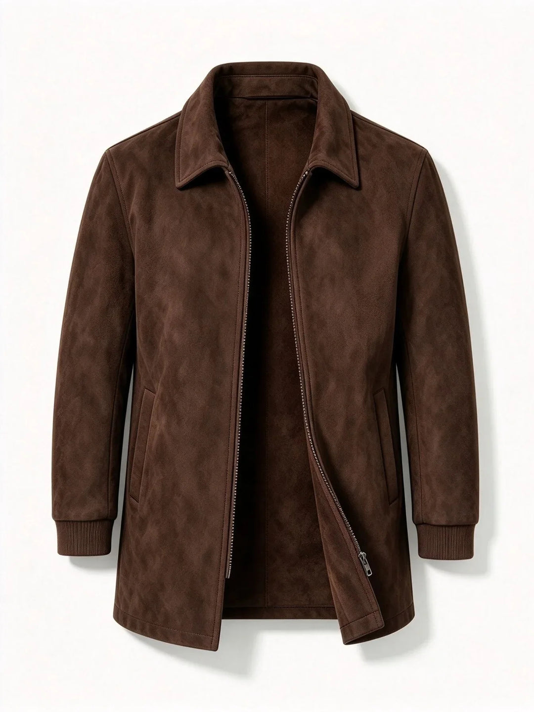Harrington Suede Car Coat