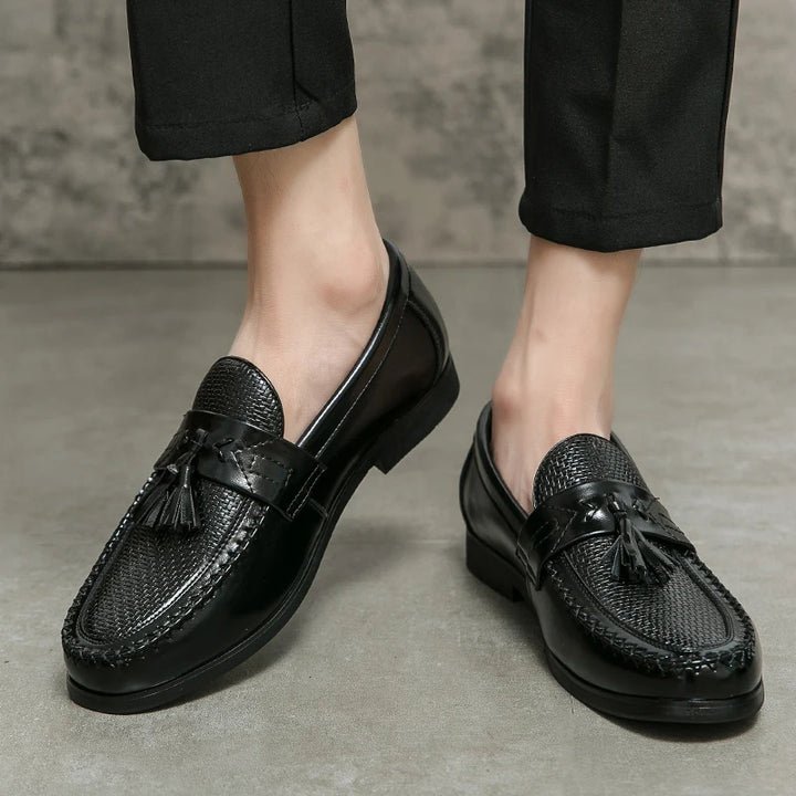 Belmont Woven Tassel Loafers