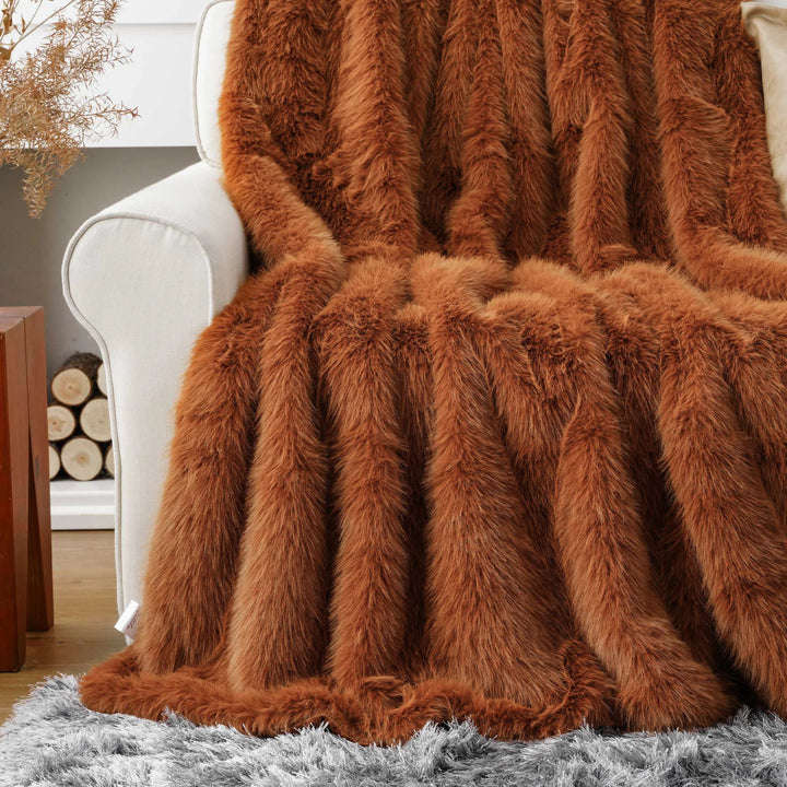 Haven Faux Fur Throw Blanket
